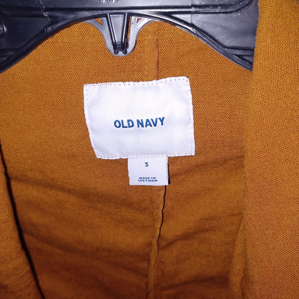 Old Navy Brown Linen Blazer - Picture 2 of 5